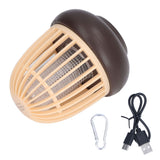 USB Bug Buster Bulb USB Charging Electric Shock Odorless Outdoors Mosquito Lamp for Living Room Kitchen Bedroom Office