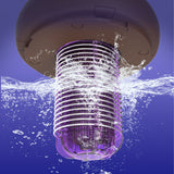USB Bug Buster Bulb USB Charging Electric Shock Odorless Outdoors Mosquito Lamp for Living Room Kitchen Bedroom Office