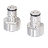 5/8FPT Keg Coupler Adapter Stainless Steel Ball Lock Quick Disconnect Conversion Kit for A D S G Type Beer Barrel - Front View