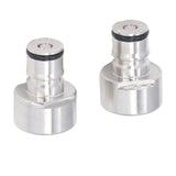 5/8FPT Keg Coupler Adapter Stainless Steel Ball Lock Quick Disconnect Conversion Kit for A D S G Type Beer Barrel - Side View