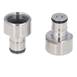 5/8FPT Keg Coupler Adapter Stainless Steel Ball Lock Quick Disconnect Conversion Kit for A D S G Type Beer Barrel