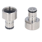 5/8FPT Keg Coupler Adapter Stainless Steel Ball Lock Quick Disconnect Conversion Kit for A D S G Type Beer Barrel
