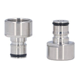 5/8FPT Keg Coupler Adapter Stainless Steel Ball Lock Quick Disconnect Conversion Kit for A D S G Type Beer Barrel