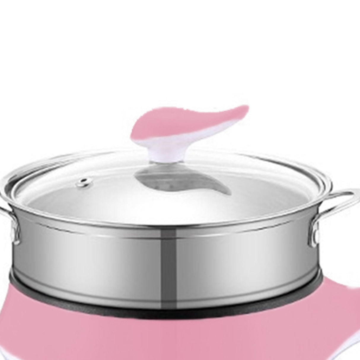 Electric Cooker Multifunctional Two Speed Portable Mini Electric Frying Pan Wok Rice Cooker for Student Dormitory (AU 220V)