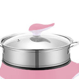 Electric Cooker Multifunctional Two Speed Portable Mini Electric Frying Pan Wok Rice Cooker for Student Dormitory (AU 220V)