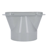 5 Inch Portable Air Conditioner Exhaust Hose Coupler Air Conditioning Part Window Adapter Supports CW and CCW Threads - Close-Up Angle
