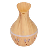 300ml Essential Oil Diffuser Wood Grain USB Powered 7 Colors LED Low Noise Mist Humidifier for Bedroom Office
