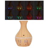 300ml Essential Oil Diffuser Wood Grain USB Powered 7 Colors LED Low Noise Mist Humidifier for Bedroom Office - Extra Image