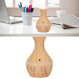 300ml Essential Oil Diffuser Wood Grain USB Powered 7 Colors LED Low Noise Mist Humidifier for Bedroom Office - Extra Image
