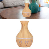 300ml Essential Oil Diffuser Wood Grain USB Powered 7 Colors LED Low Noise Mist Humidifier for Bedroom Office