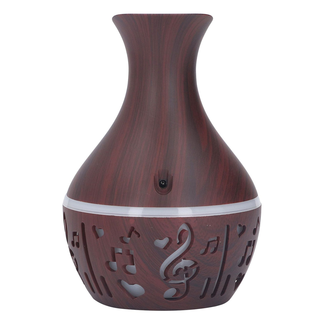 Aromatherapy Diffuser 300ml USB Powered Wood Grain Ultra Quiet LED Night Light Desk Humidifier for Home Office Hotel