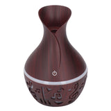 Aromatherapy Diffuser 300ml USB Powered Wood Grain Ultra Quiet LED Night Light Desk Humidifier for Home Office Hotel - Extra Image