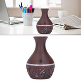 Aromatherapy Diffuser 300ml USB Powered Wood Grain Ultra Quiet LED Night Light Desk Humidifier for Home Office Hotel