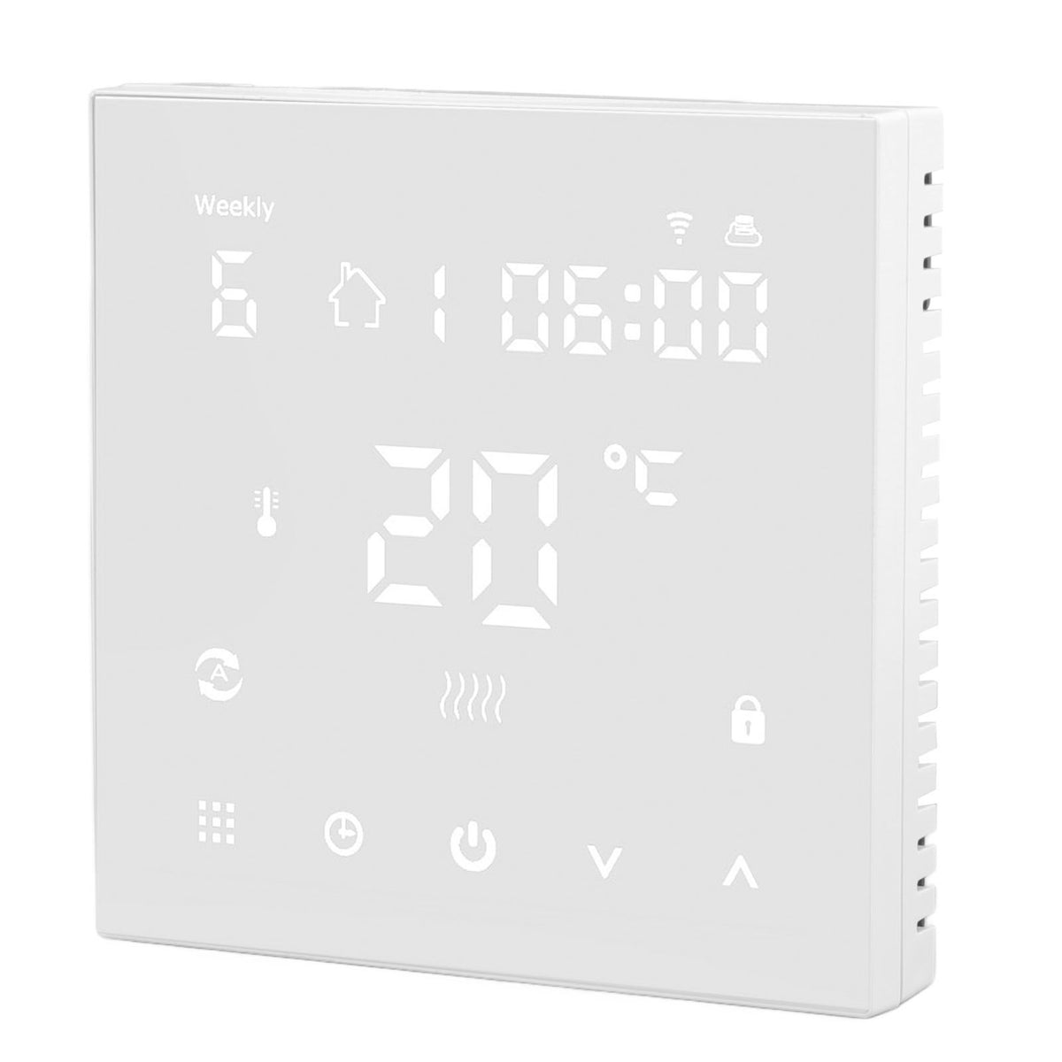 Smart Thermostat Touch Screen WiFi Timing Switch Mobile Phone Control Digital Display Thermostat 90‑240V