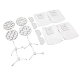 Dust Bag Filter Rag Side Brush Set Robot Vacuum Cleaner Accessories for Roidmi EVA SDJ06RM - Front View