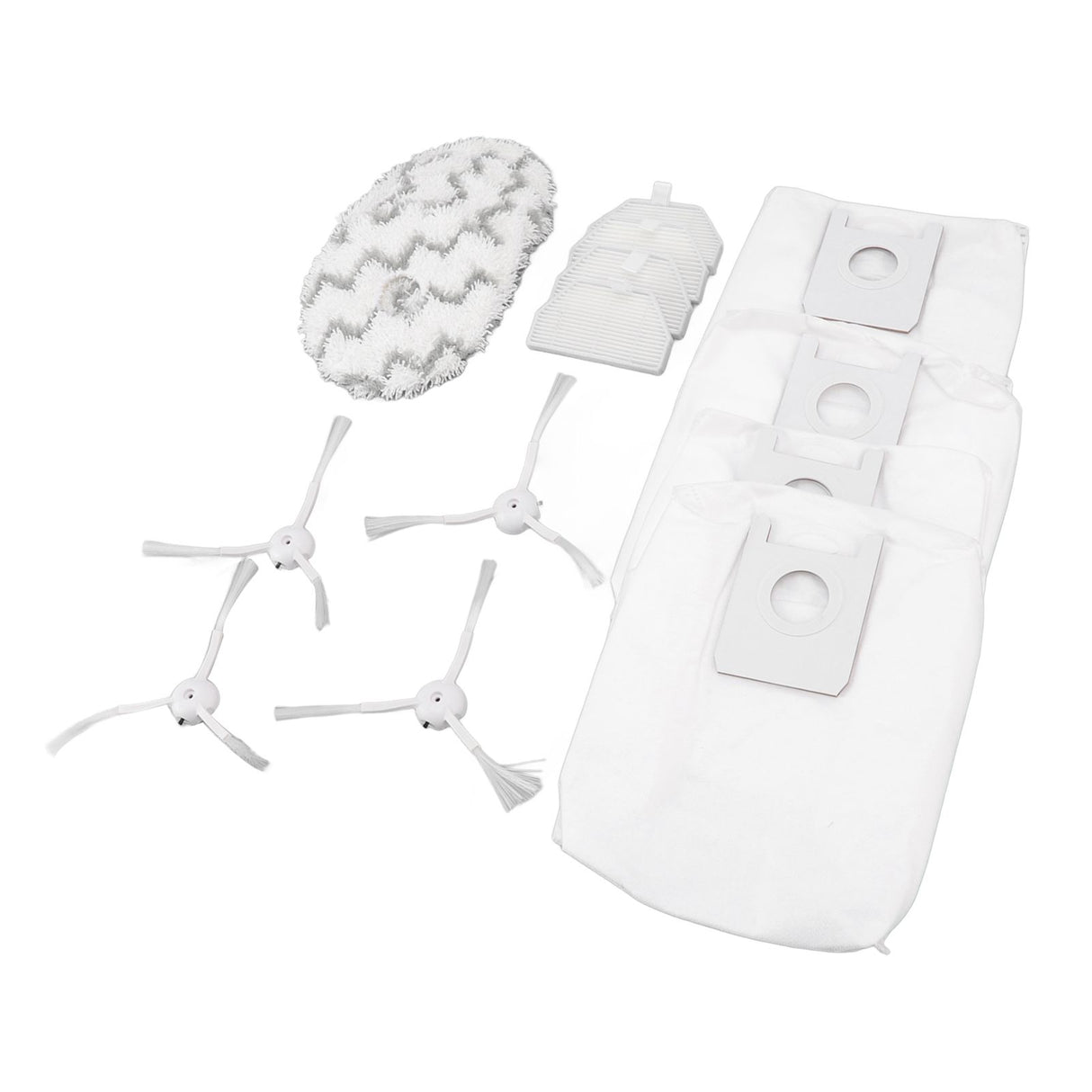 Dust Bag Filter Rag Side Brush Set Robot Vacuum Cleaner Accessories for Roidmi EVA SDJ06RM