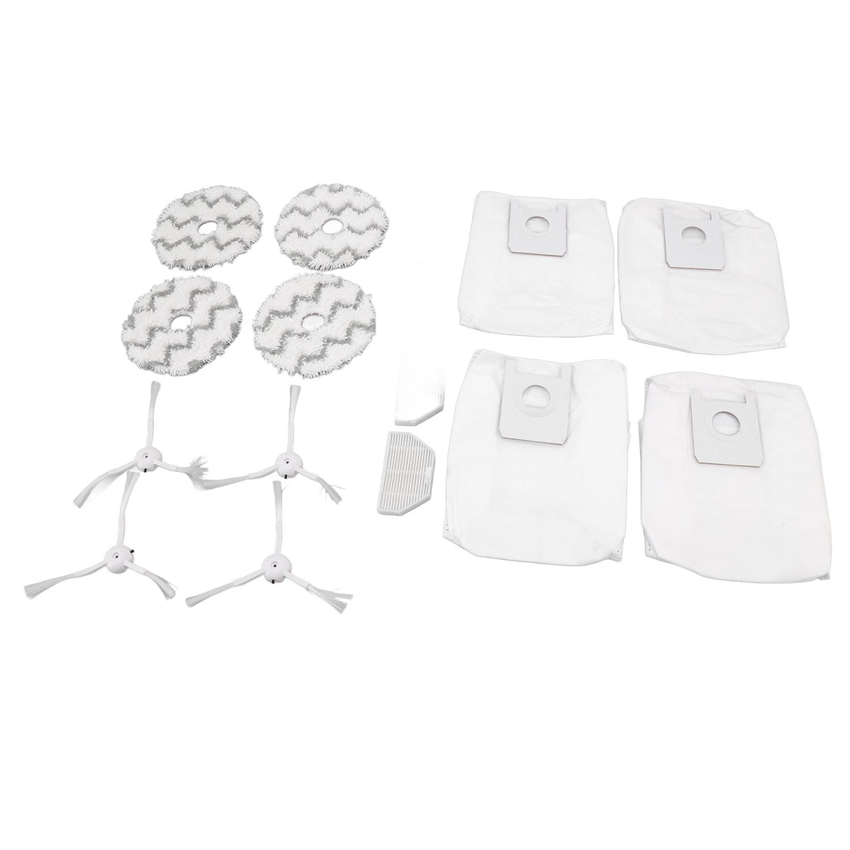 Dust Bag Filter Rag Side Brush Set Robot Vacuum Cleaner Accessories for Roidmi EVA SDJ06RM