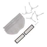 Sweeper Side Brush Filter Mopping Cloths Set Anti Winding Robot Vacuum Cleaner Replacement Accessories for Mijia STFCR01SZ - Low Angle