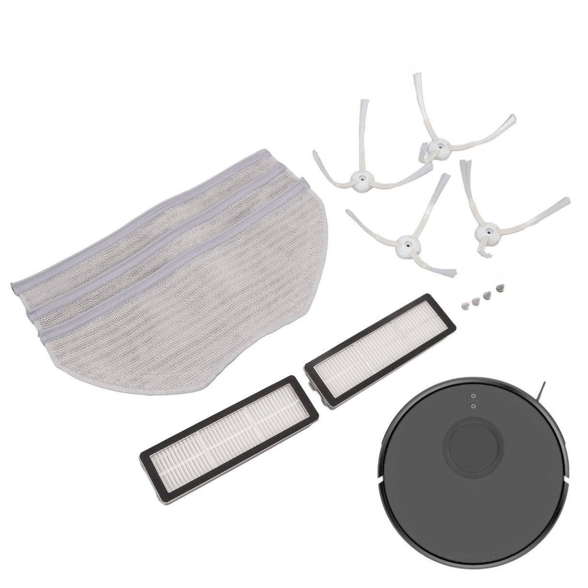 Sweeper Side Brush Filter Mopping Cloths Set Anti Winding Robot Vacuum Cleaner Replacement Accessories for Mijia STFCR01SZ