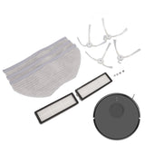 Sweeper Side Brush Filter Mopping Cloths Set Anti Winding Robot Vacuum Cleaner Replacement Accessories for Mijia STFCR01SZ - Extra Image