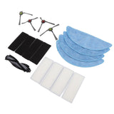 Sweeper Main Side Brush with Filter and Mopping Cloths Robot Vacuum Cleaner Replacement Set for Yeedi K600 K700 K680
