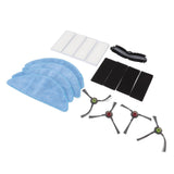 Sweeper Main Side Brush with Filter and Mopping Cloths Robot Vacuum Cleaner Replacement Set for Yeedi K600 K700 K680