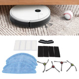 Sweeper Main Side Brush with Filter and Mopping Cloths Robot Vacuum Cleaner Replacement Set for Yeedi K600 K700 K680