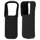 Doorbell Protective Cover Dustproof Protective Silicone Doorbell Cover Case for Blink A363 Black - Low Angle
