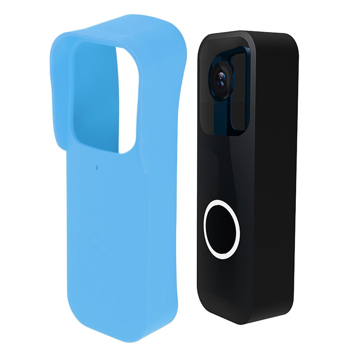 Doorbell Protective Cover Dustproof Protective Silicone Doorbell Cover Case for Blink A363 Sky Blue