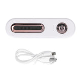Refrigerator Deodorizer Fridge Odor Cleaner USB Charging for Kitchen Car Cabinet White - Top-Down View