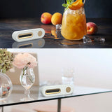 Refrigerator Deodorizer Fridge Odor Cleaner USB Charging for Kitchen Car Cabinet White - Extra Image