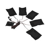 5 in 1 Electric Vest Cloth Heat Pad 3 Gears Temperature Adjustable USB Heating Pad Waterproof Composite Fiber Heater Pad