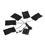 5 in 1 Electric Vest Cloth Heat Pad 3 Gears Temperature Adjustable USB Heating Pad Waterproof Composite Fiber Heater Pad