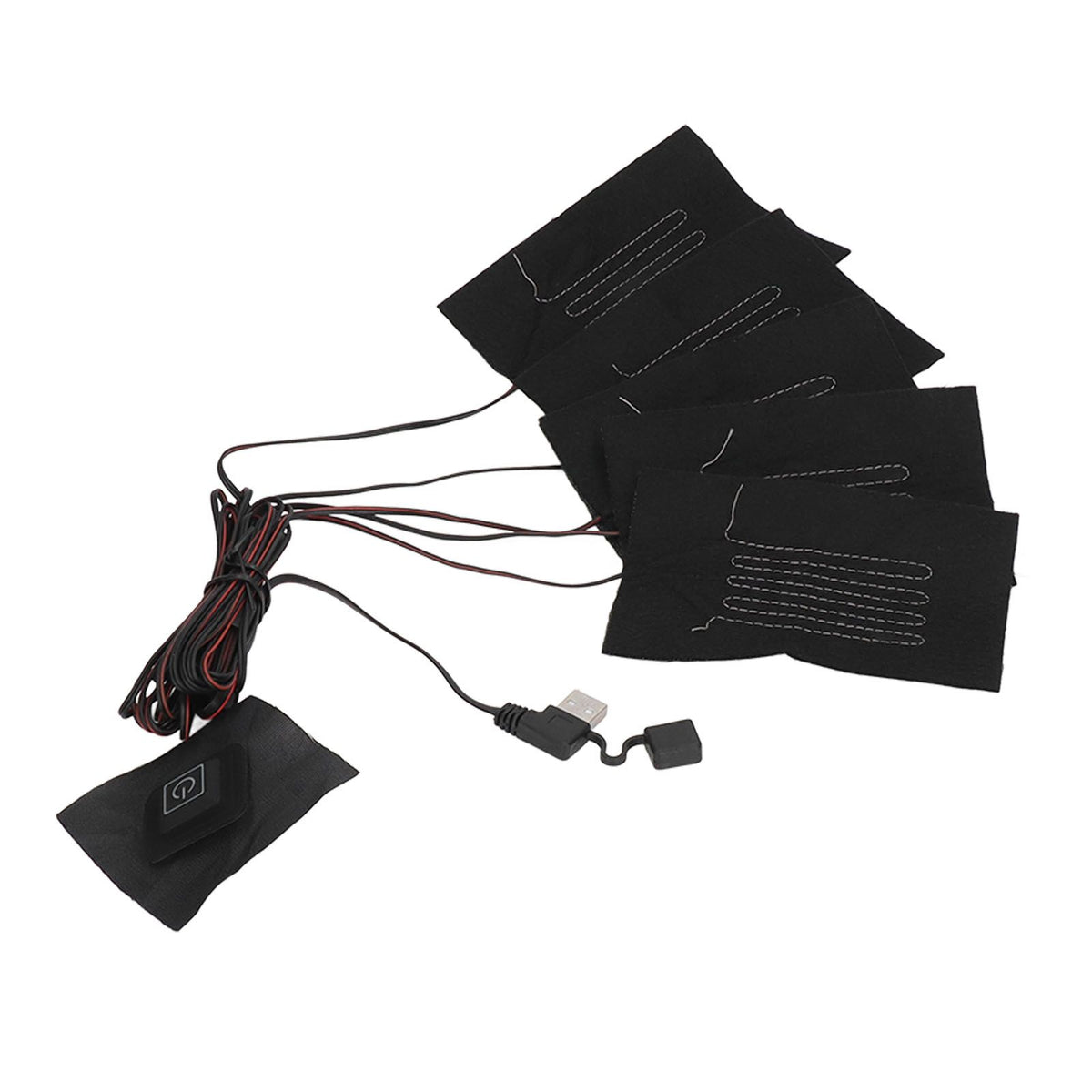 5 in 1 Electric Vest Cloth Heat Pad 3 Gears Temperature Adjustable USB Heating Pad Waterproof Composite Fiber Heater Pad