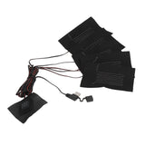 5 in 1 Electric Vest Cloth Heat Pad 3 Gears Temperature Adjustable USB Heating Pad Waterproof Composite Fiber Heater Pad - Extra Image