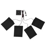 Heating Cloth Heater Waterproof 3 Gears Composite Fiber with Four Pieces USB Powered Clothes Heating Pad for Winter - Extra Image