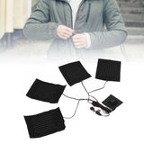Heating Cloth Heater Waterproof 3 Gears Composite Fiber with Four Pieces USB Powered Clothes Heating Pad for Winter - Extra Image