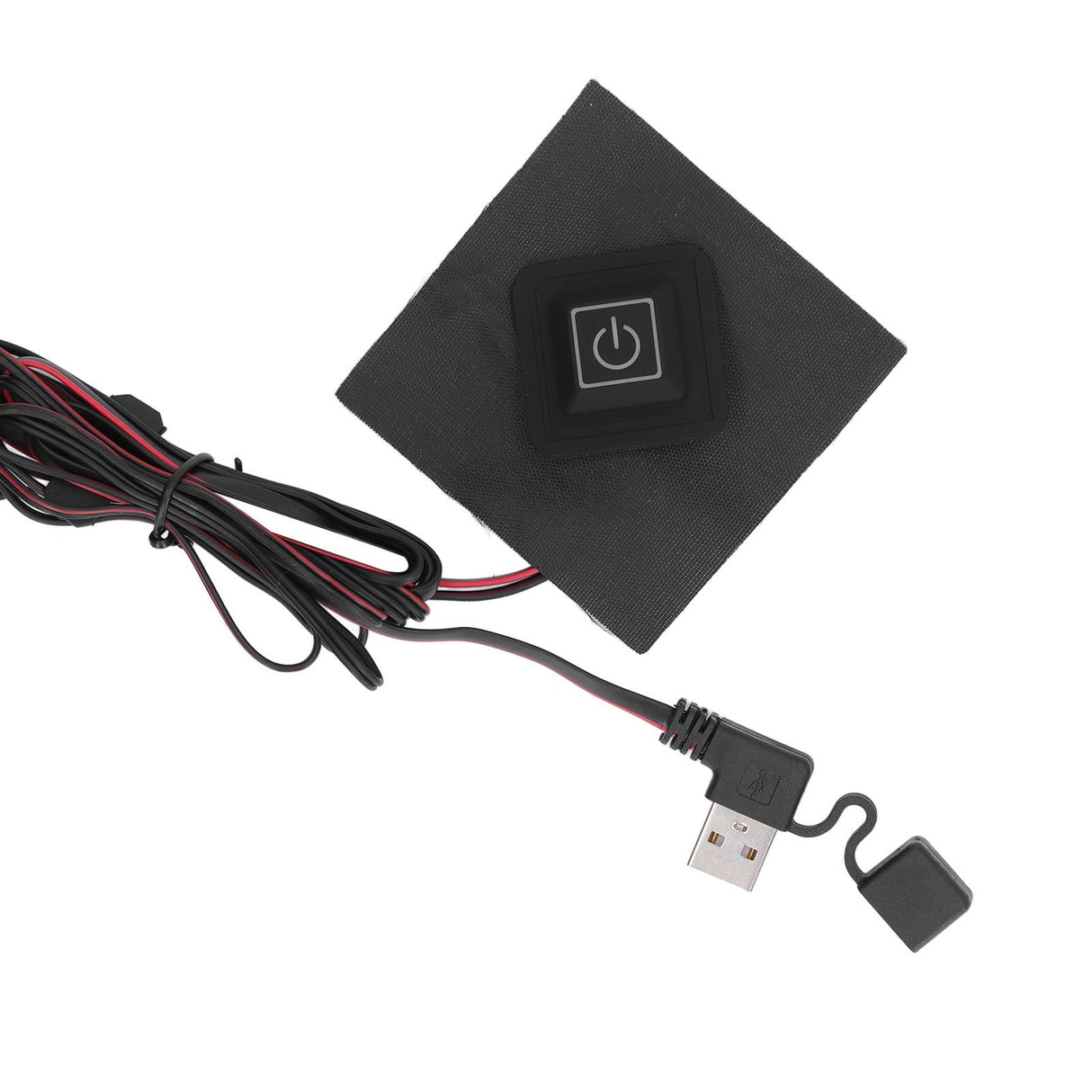 Heating Cloth Heater Waterproof 3 Gears Composite Fiber with Four Pieces USB Powered Clothes Heating Pad for Winter
