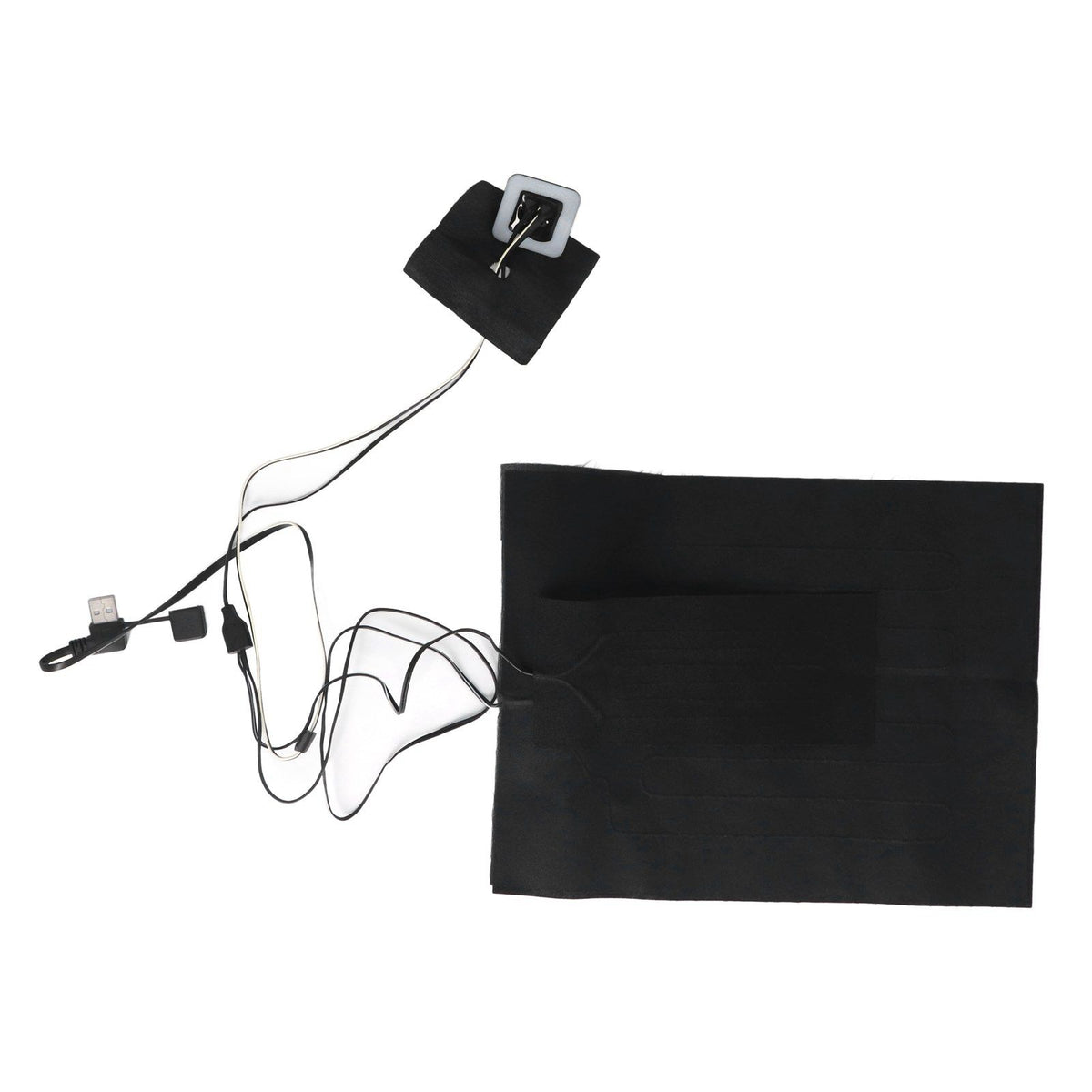 2 in 1 Electric Heating Pad with 3 Gear Adjustable Temperature Waterproof USB Power Heating Warmer Pad For Vest Jacket