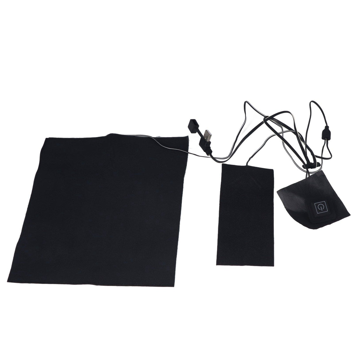2 in 1 Electric Heating Pad with 3 Gear Adjustable Temperature Waterproof USB Power Heating Warmer Pad For Vest Jacket