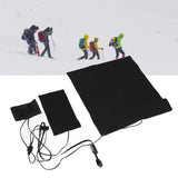 2 in 1 Electric Heating Pad with 3 Gear Adjustable Temperature Waterproof USB Power Heating Warmer Pad For Vest Jacket