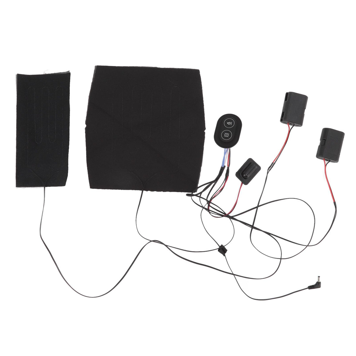 Electric Heating Pad 1 for 2 Adjustable 3 Level Dual Motors Soft Heating Belt for Vibrating Massage