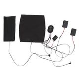 Electric Heating Pad 1 for 2 Adjustable 3 Level Dual Motors Soft Heating Belt for Vibrating Massage