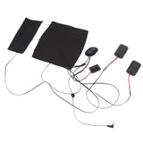 Electric Heating Pad 1 for 2 Adjustable 3 Level Dual Motors Soft Heating Belt for Vibrating Massage
