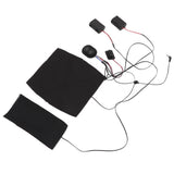 Electric Heating Pad 1 for 2 Adjustable 3 Level Dual Motors Soft Heating Belt for Vibrating Massage - Top-Down View