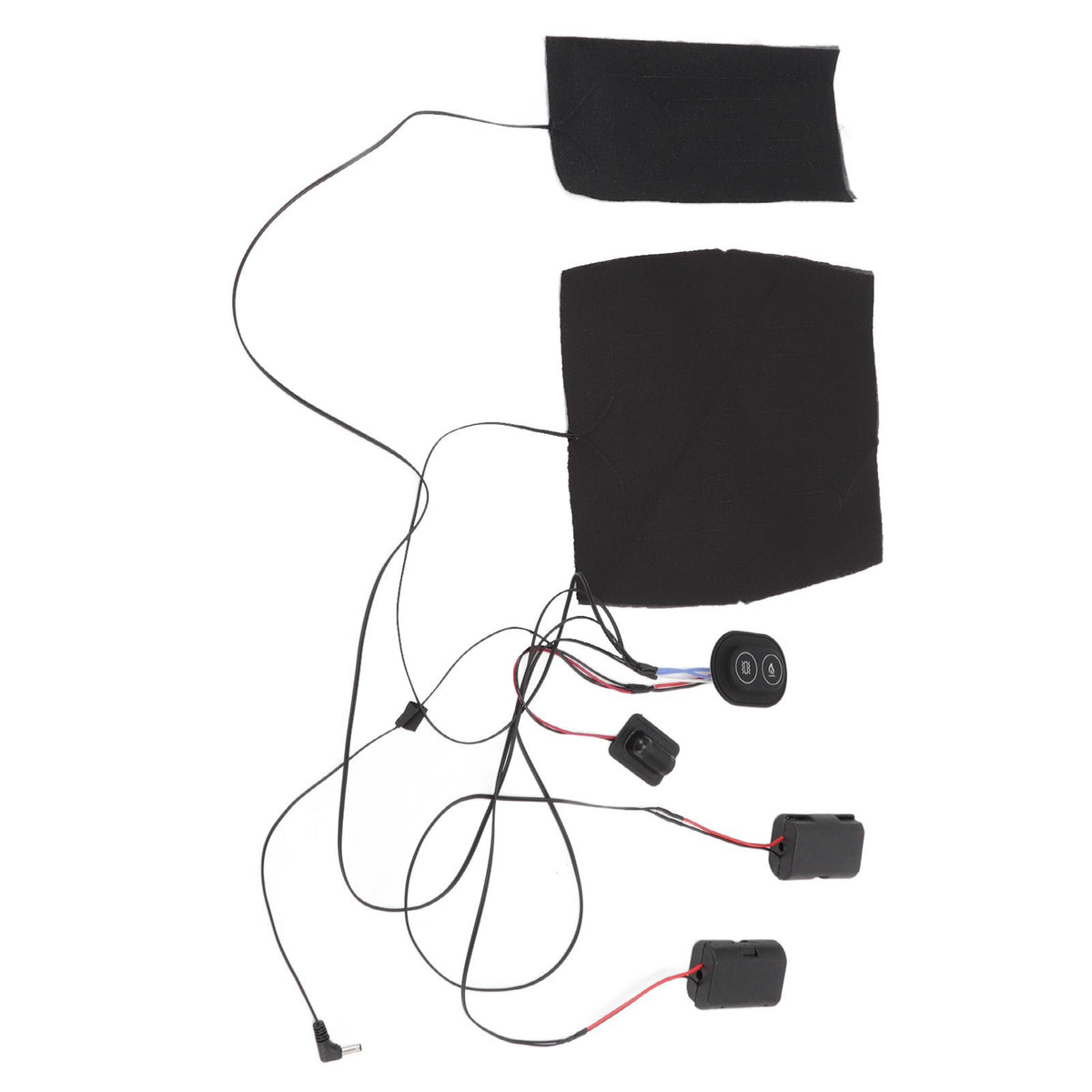 Electric Heating Pad 1 for 2 Adjustable 3 Level Dual Motors Soft Heating Belt for Vibrating Massage