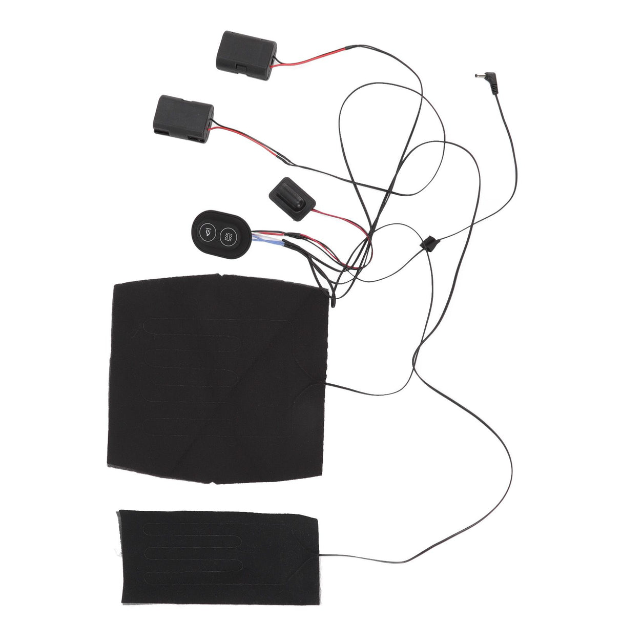 Electric Heating Pad 1 for 2 Adjustable 3 Level Dual Motors Soft Heating Belt for Vibrating Massage