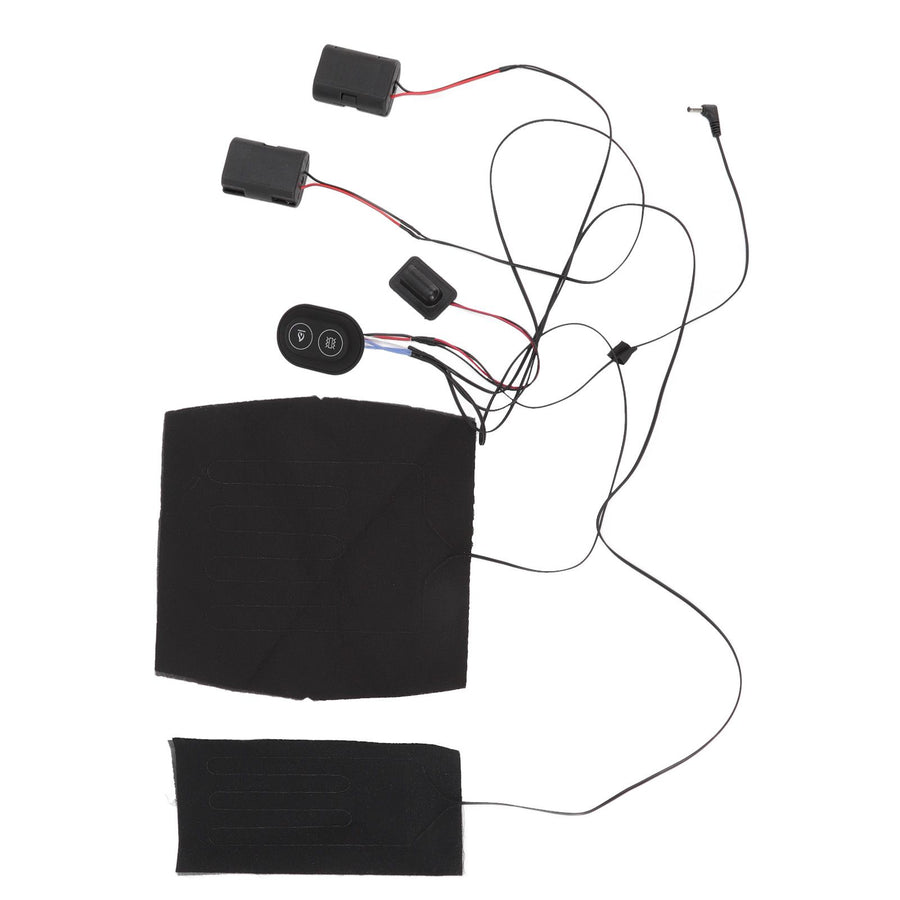 Electric Heating Pad 1 for 2 Adjustable 3 Level Dual Motors Soft Heating Belt for Vibrating Massage