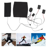 Electric Heating Pad 1 for 2 Adjustable 3 Level Dual Motors Soft Heating Belt for Vibrating Massage