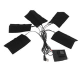 Electric Cloth Heater Pad 3 Gears Adjustable Temperature USB Heating Pad for Men Women - Rear View